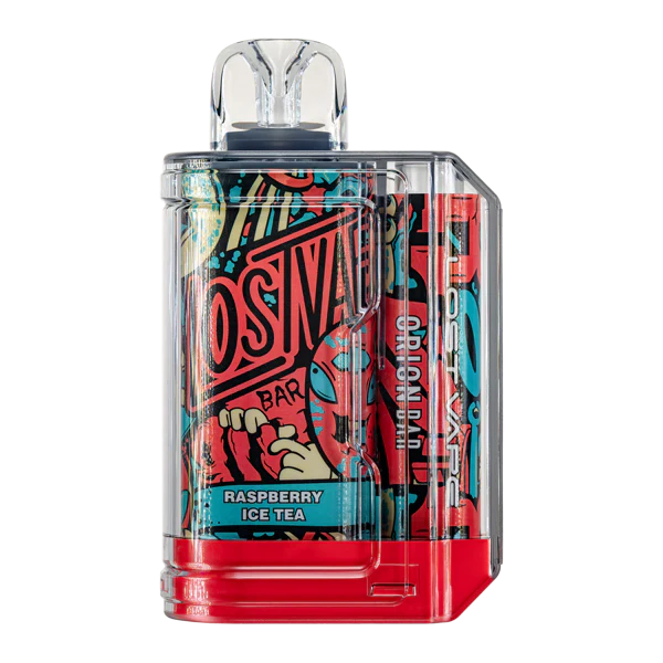 Raspberry Ice Tea Lost Vape Orion Bar 7500 - Black Coral